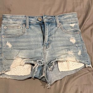 American eagle blue cutoff Jean shorts size 0